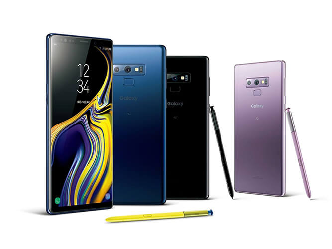 au GalaxyNote9 SCV40(Midnight Black)